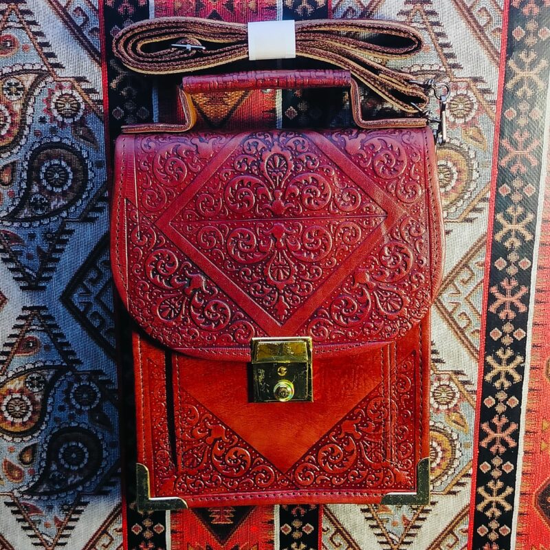 ساك جلد للرجال Sac Cuire Homme - Image 2