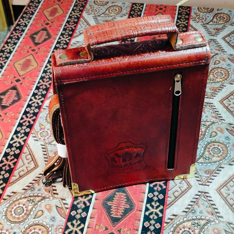 ساك جلد للرجال Sac Cuire Homme - Image 3