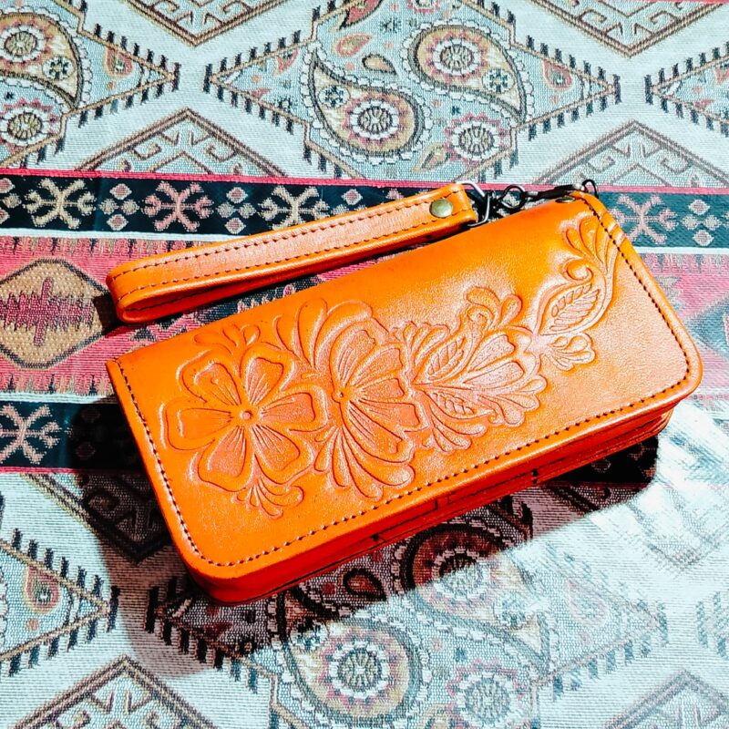 بورتفاي جلد للنساء Porte Feuille Cuire femme - Image 8