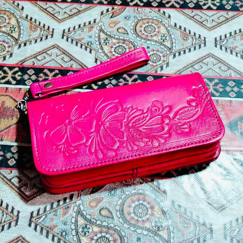 بورتفاي جلد للنساء Porte Feuille Cuire femme - Image 4